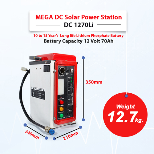 400 Watt MEGA DC Solar Power Station, DC-1270Li 