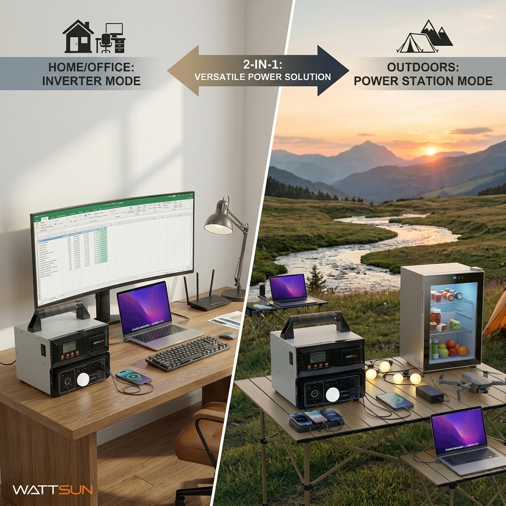 1450VA Inverter with In-Built Lithium Battery, PL-1450W